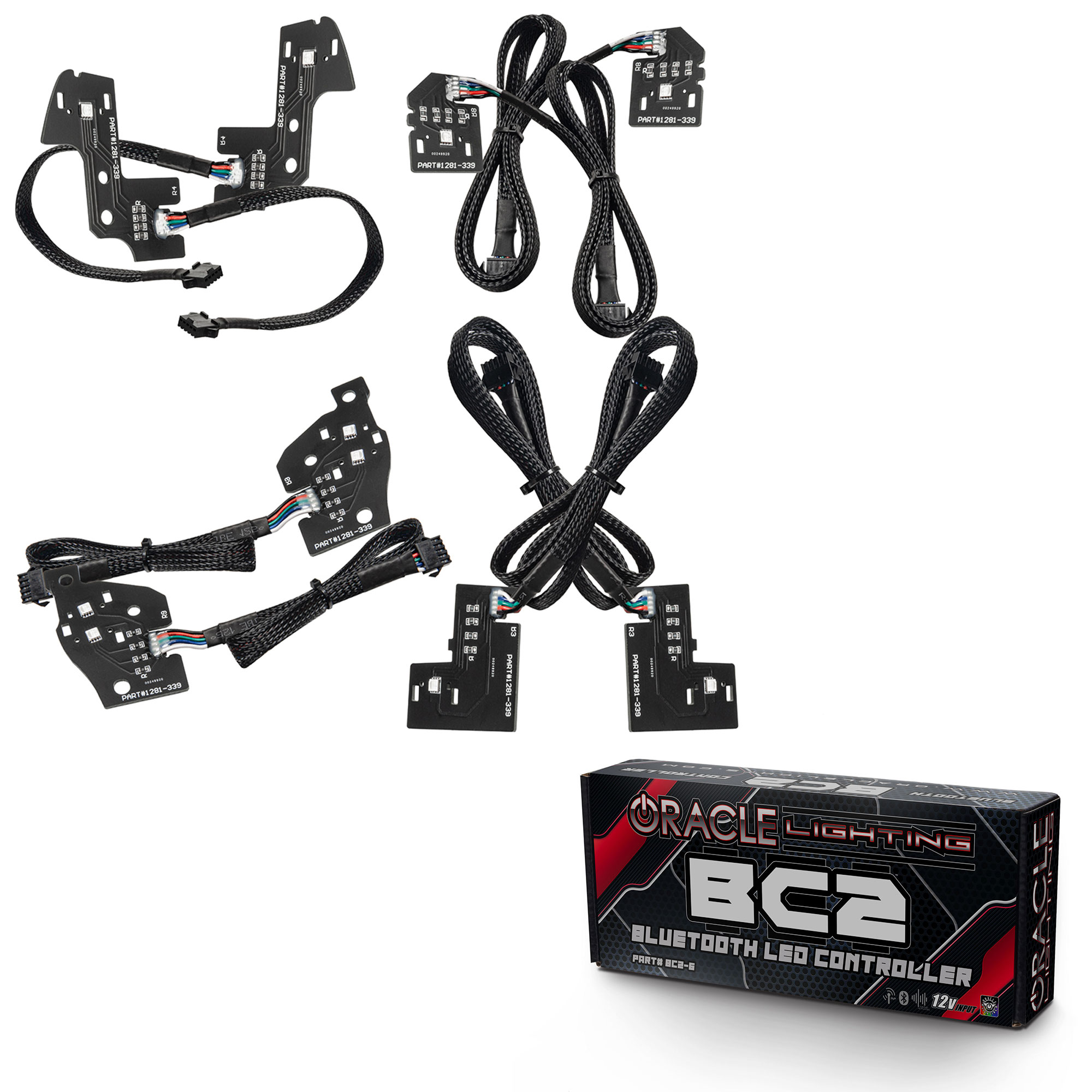1281-335 - 2019-2020 Dodge Ram ORACLE RGBW Headlight DRL Upgrade Kit